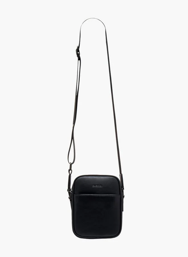 DUCHINI BLACK Men Adjustable Strap Crossbody Bag for Men | Best Price UAE